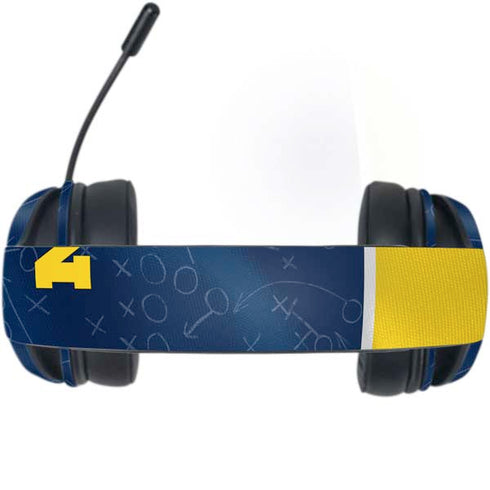 University of Michigan Jersey Split Razer Kraken X Skin